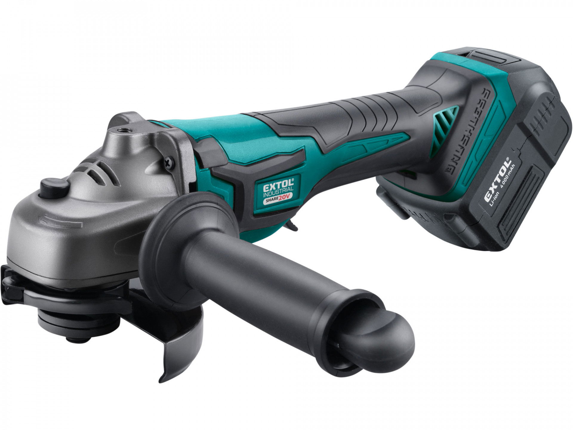 Extol 8791842 akkumulátoros sarokcsiszoló (1 x 4.0 Ah Li-ion akkuval) termék fő termékképe