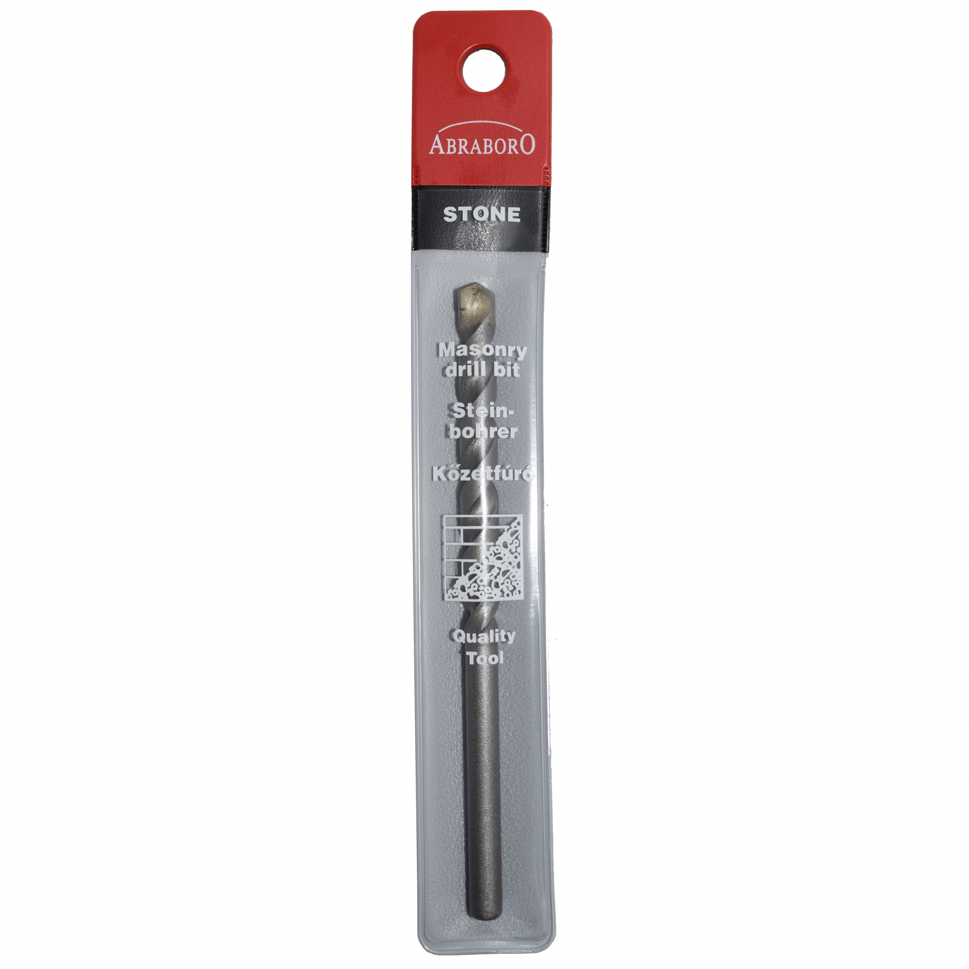 Abraboro 10 x 120 / 80 mm hengeres szárú kőzetfúró tasakban termék fő termékképe