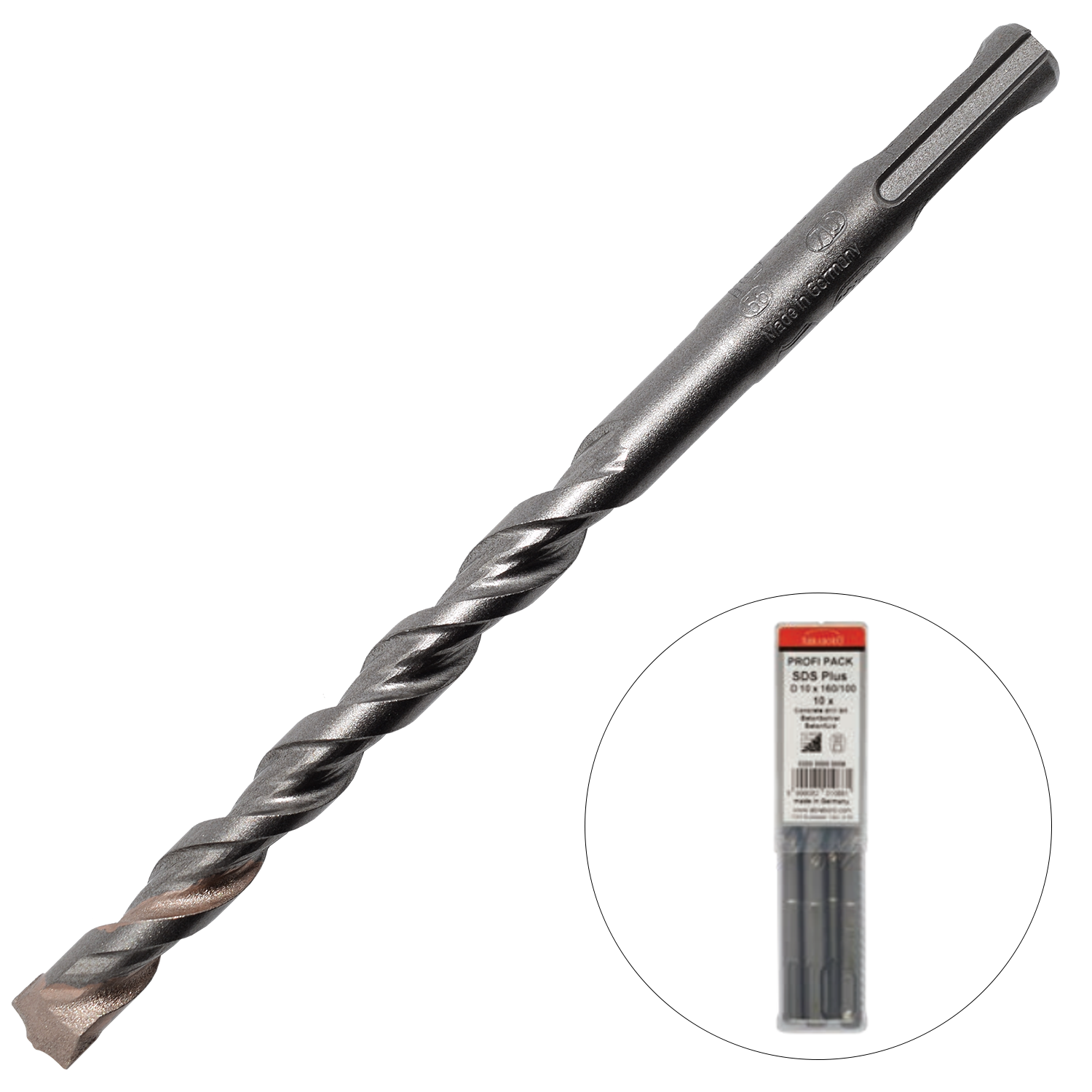 Abraboro 8 x 110 / 50 mm SDS-plus TWIXX betonfúró Profi Pack, 10 db/csomag termék fő termékképe