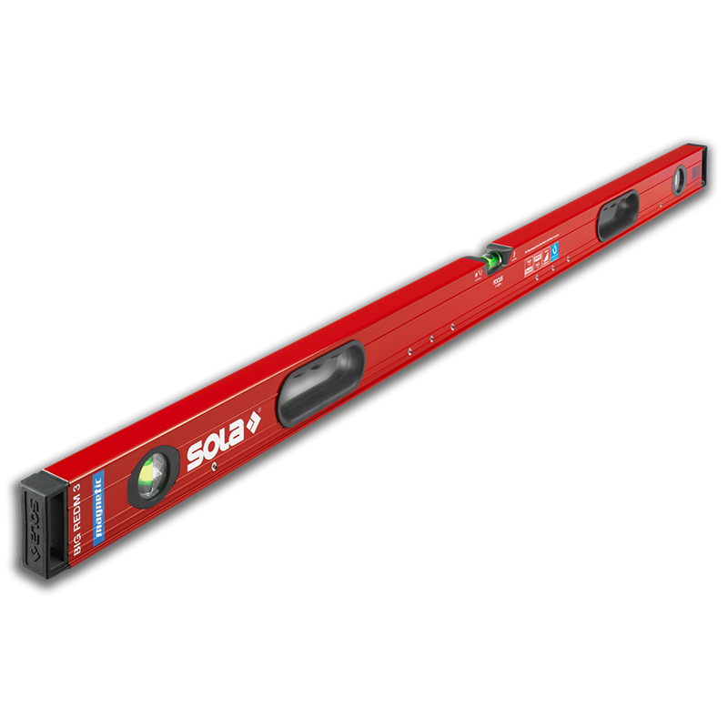 Sola BIG REDM 3 120 mágneses zártszelvény-vízmérték termék fő termékképe