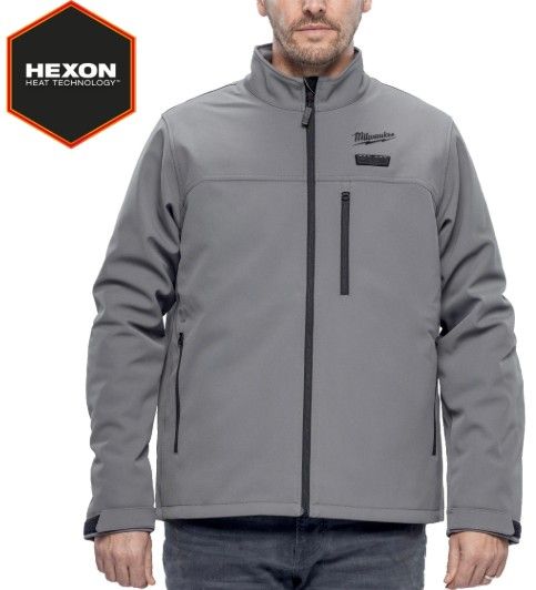 Milwaukee M12 HJGR6-0 Fűthető kabát - HEXON - Szürke (akku és töltő nélkül) termék fő termékképe