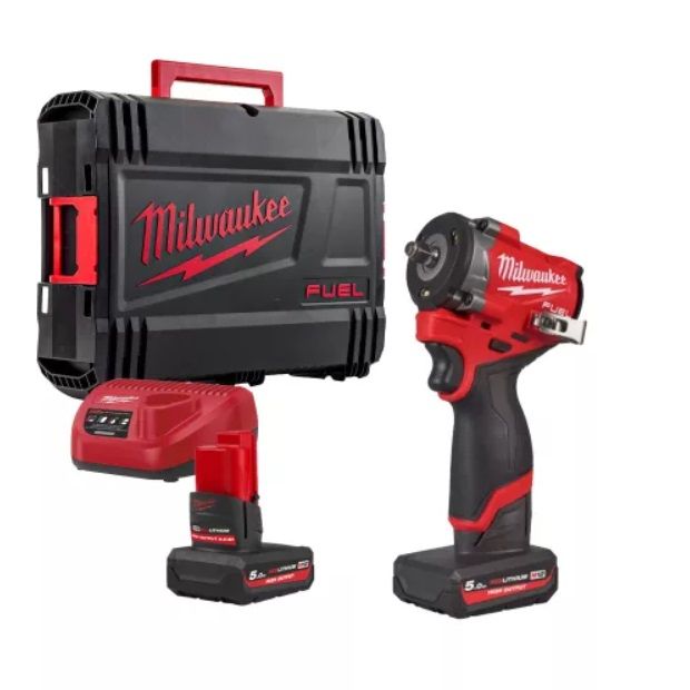 Milwaukee M12 FCIWF38G3-502X FUEL 3/8" kompakt ütvecsavarozó biztosítógyűrűvel (PROMO) termék fő termékképe