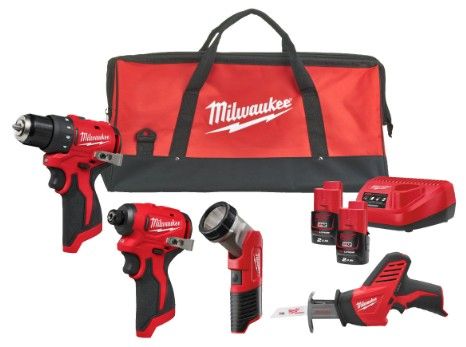 Milwaukee M12BLPP4A-202B M12 4 részes akkus erőcsomag termék fő termékképe