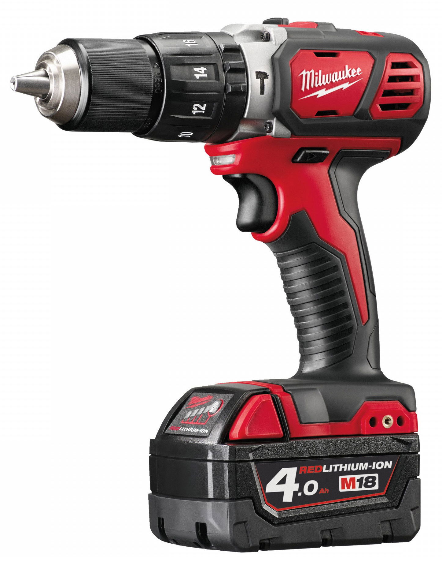 Milwaukee M18 BPD-402X akkus kompakt ütvefúró-csavarozó (2 x 4.0 Ah Li-ion akkuval) termék fő termékképe
