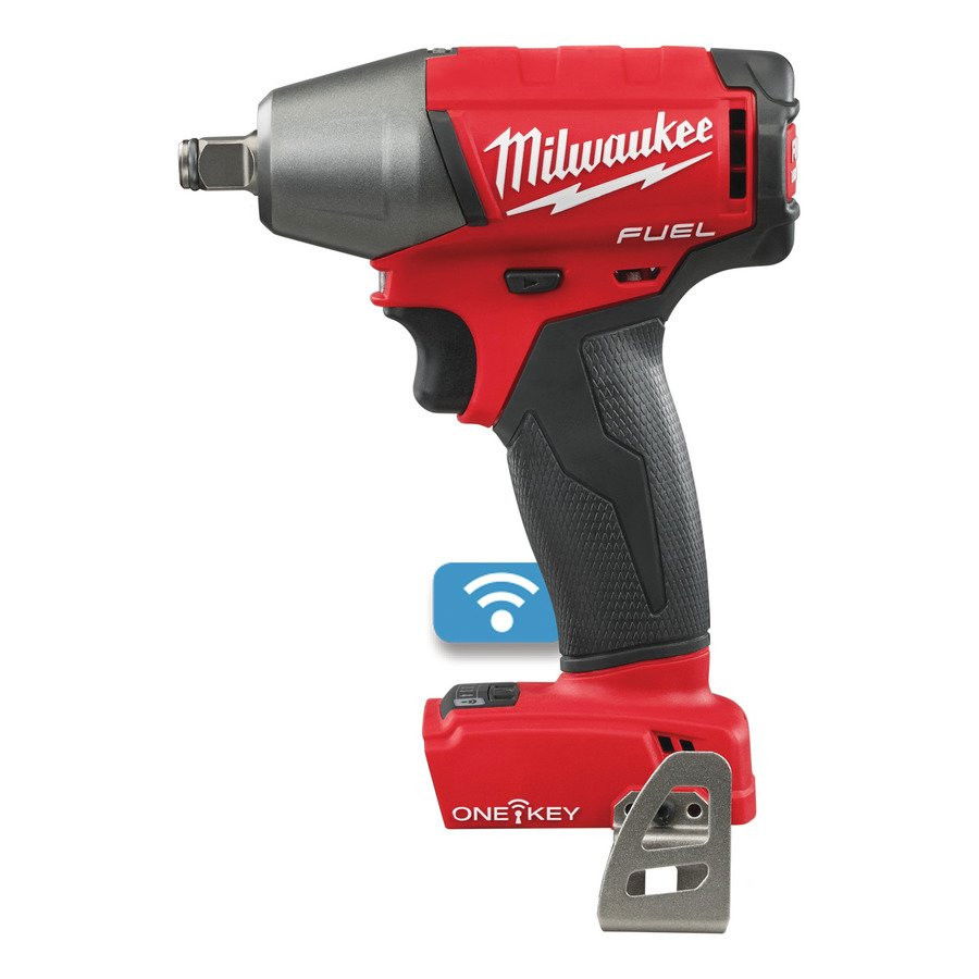 Milwaukee M18 ONEIWF12-0X akkus ONE-KEY™ FUEL™ szénkefe nélküli ütvecsavarozó biztosítógyűrűvel, 1/2" négyszög meghajtással (akku és töltő nélkül) termék fő termékképe