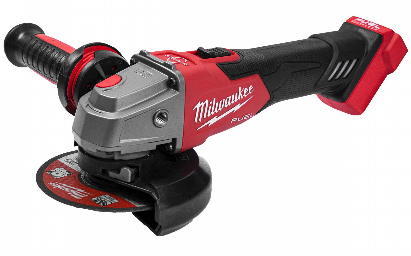 Milwaukee M18 FSAG125XB-0X FUEL™ akkus RAPIDSTOP™ szénkefe nélküli sarokcsiszoló (akku és töltő nélkül) termék fő termékképe