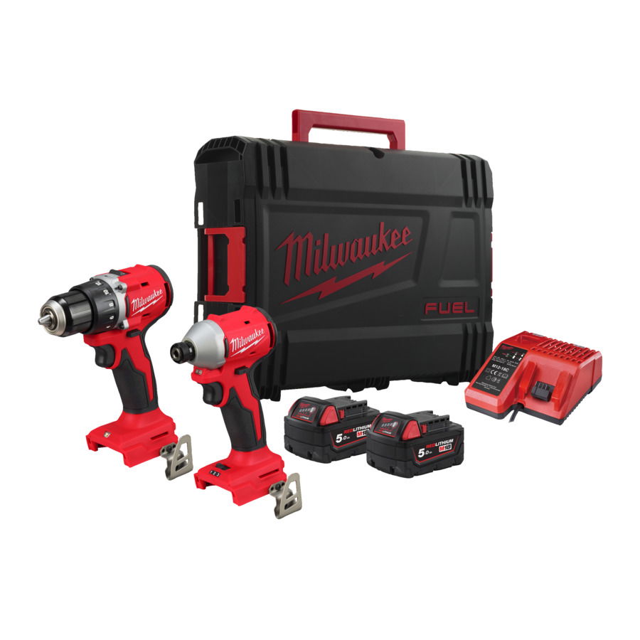 Milwaukee M18 BLCPP2B-502C FÚRÓHAJTÓ KÉSZLET termék fő termékképe