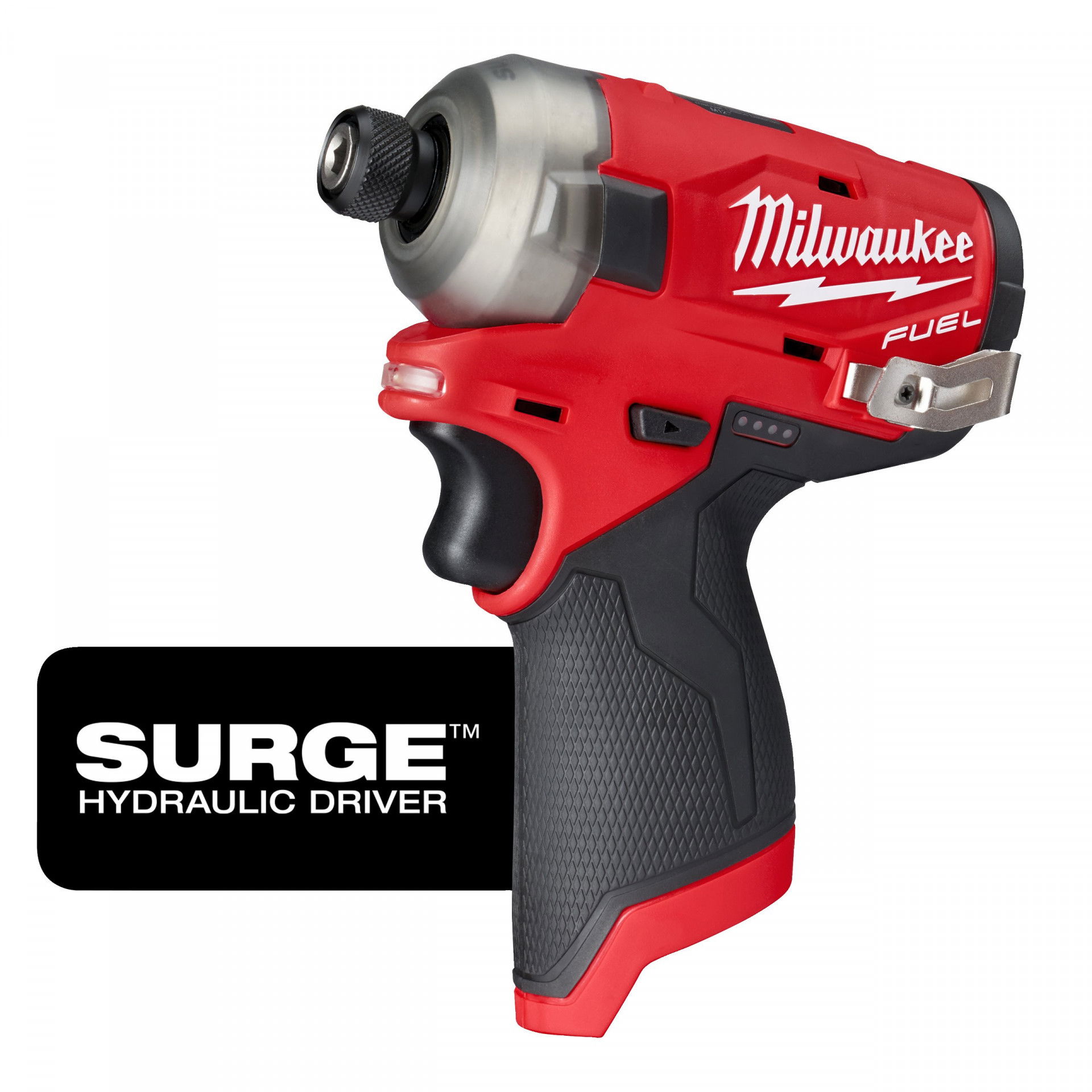Milwaukee M12 FQID-0 FUEL™ SURGE™ akkus szénkefe nélküli hidraulikus ütvecsavarozó 1/4" hatszög meghajtással (akku és töltő nélkül) termék fő termékképe