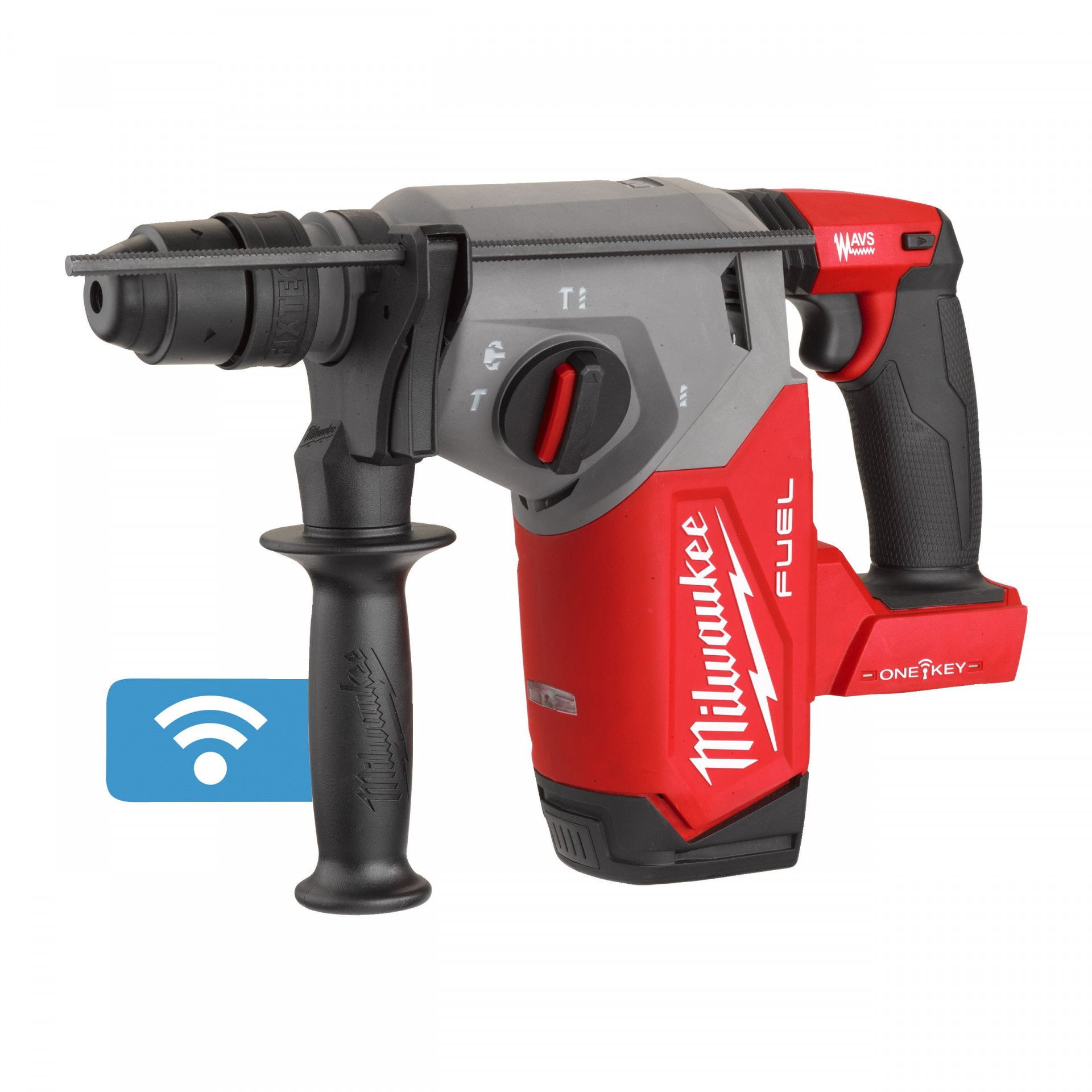 Milwaukee M18 ONEFHX-0X akkus ONE-KEY™ FUEL™ SDS-plus fúró-vésőkalapács (akku és töltő nélkül, Heavy Duty kofferben) termék fő termékképe