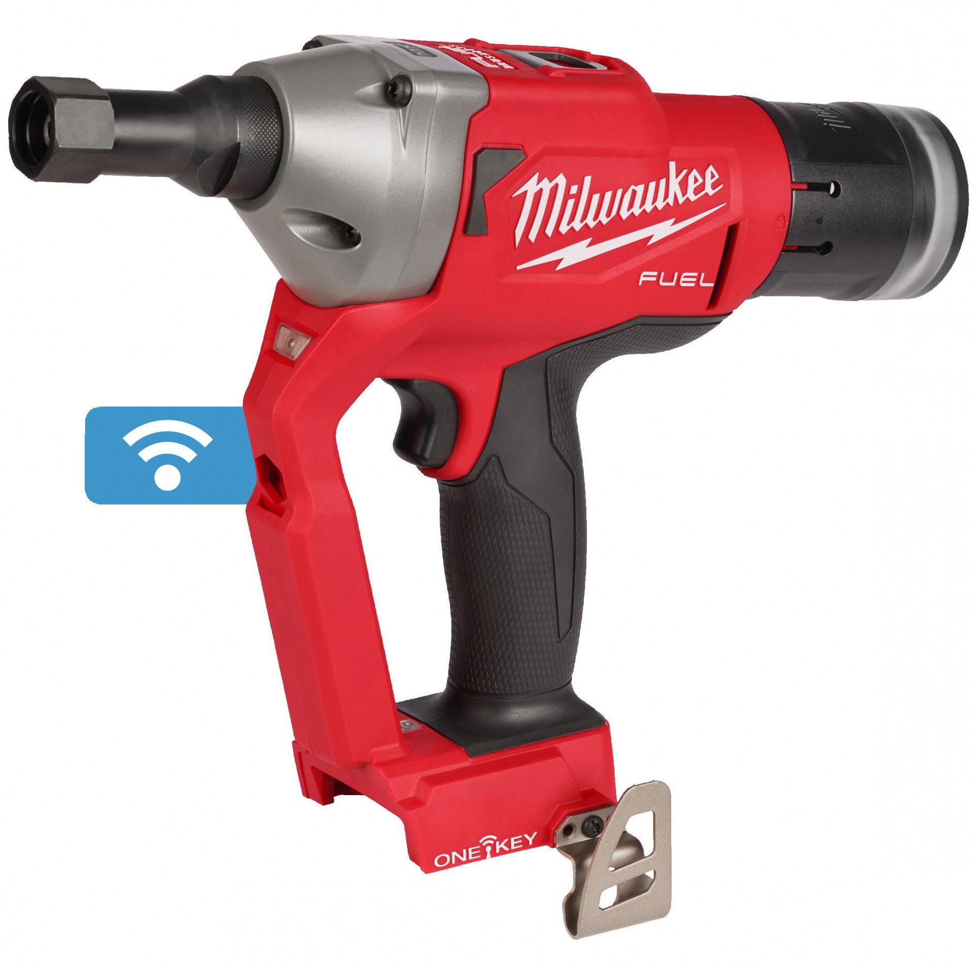 Milwaukee M18 ONEFLT-0X akkus ONE-KEY™ FUEL™ popszegecshúzó (akku és töltő nélkül, Heavy Duty kofferben) termék fő termékképe