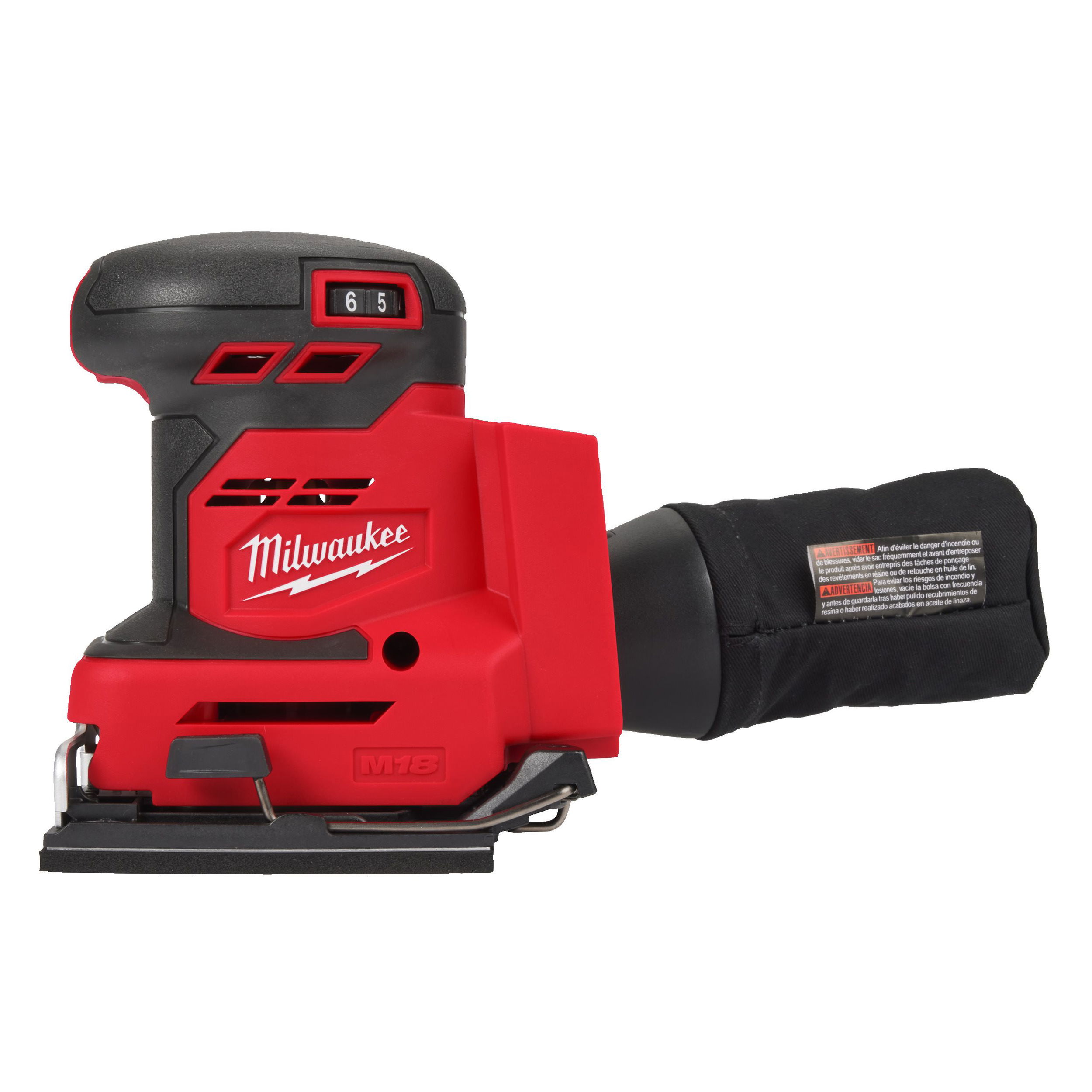 Milwaukee M18 BQSS-0 akkus rezgőcsiszoló (akku és töltő nélkül) termék fő termékképe
