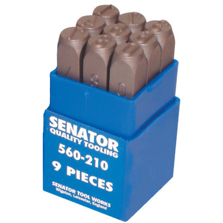 SENATOR 4.0 mm szám beütő készlet, 9 részes termék fő termékképe