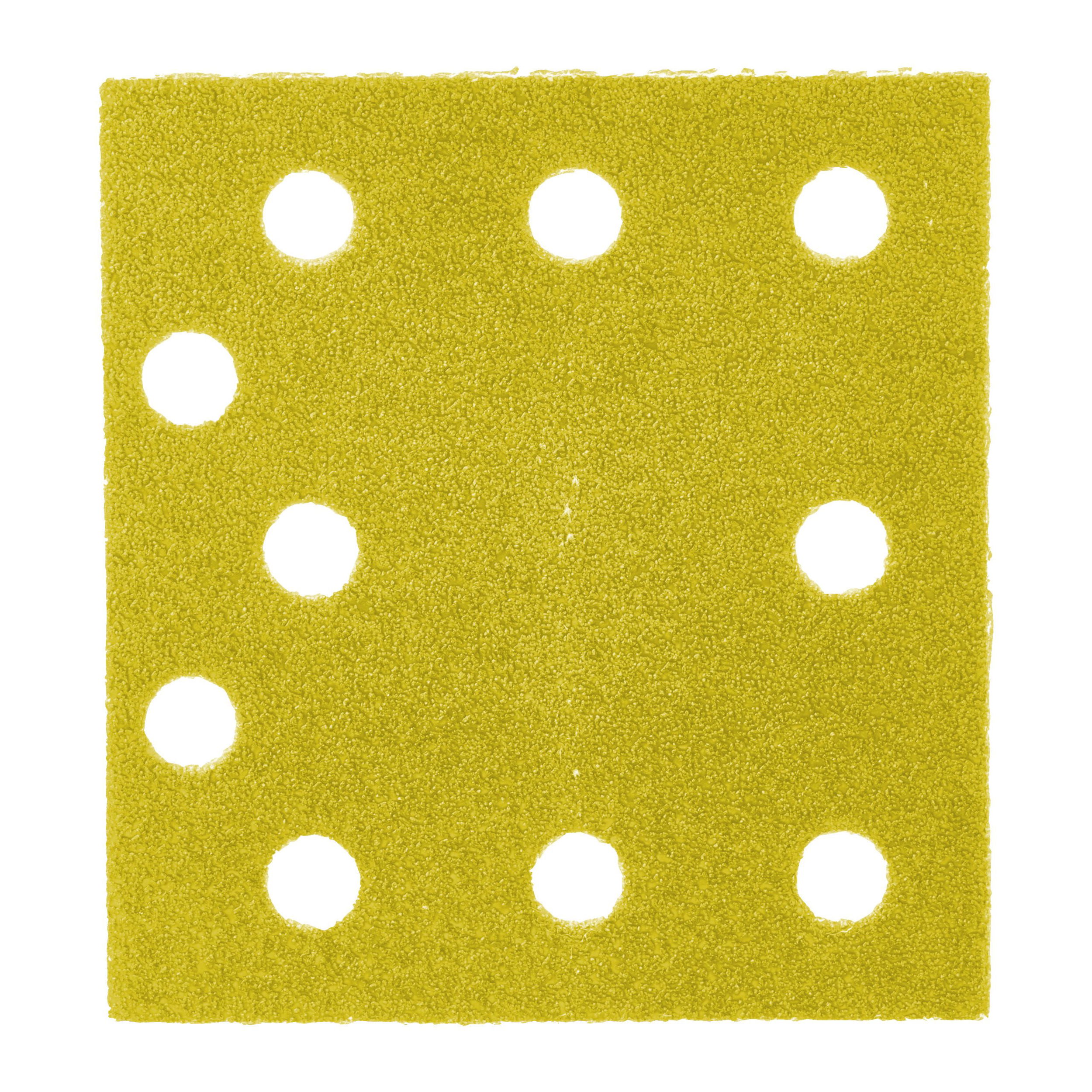 Milwaukee HP tépőzáras csiszolólap, 115x107 mm, 10 lyukú, 80-as finomság, 10 db/csomag termék fő termékképe