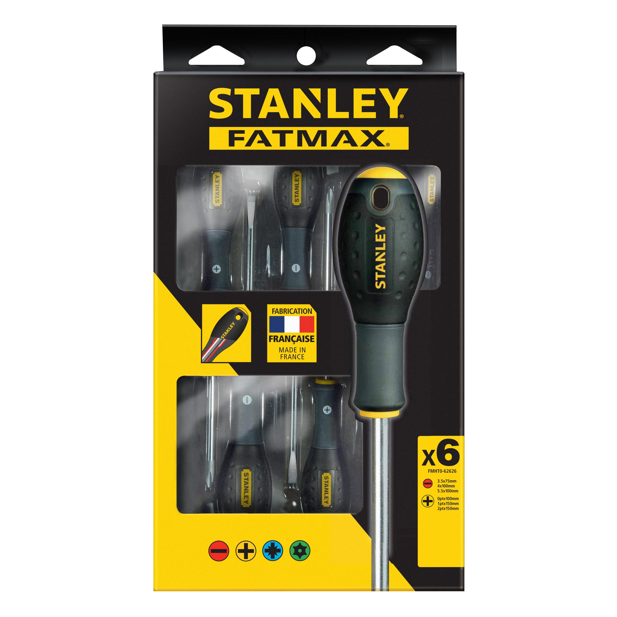 Stanley FMHT0-62626 FATMAX® csavarhúzó készlet, 6 részes termék fő termékképe