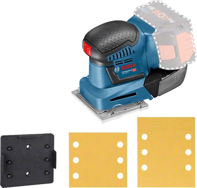 Bosch GSS 18V-10 akkus rezgőcsiszoló (akku és töltő nélkül) termék fő termékképe